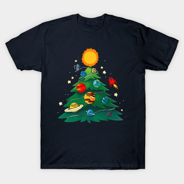 Christmas System T-Shirt by Vallina84